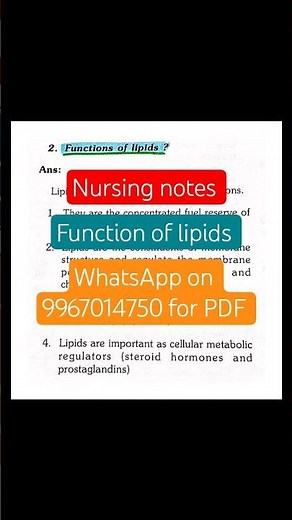 functions of lipids #medicalbiochemistry #medicalstudent #biochemistry