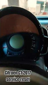 Citroen C1 2017 service reset #automobile #automaintenance #autorepair