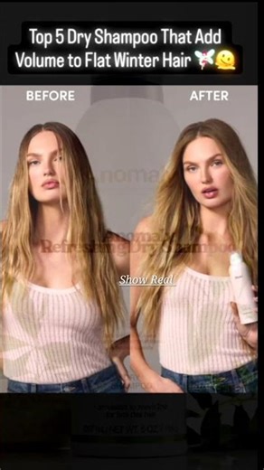 Top 5 Dry Shampoo that add Volume to flat winter Hair💗#explore #dryshampoo #fyp #haircare #ytshorts