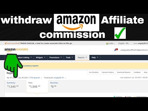 Withdraw amazon affiliate commission : step by step tutorial ( 2021) ✔️ | #techno_samda