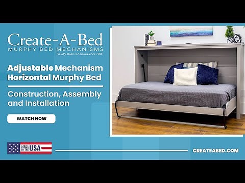 How To DIY Build A Horizontal Murphy Bed Using The Create-A-Bed® Adjustable Murphy Bed Mechanism