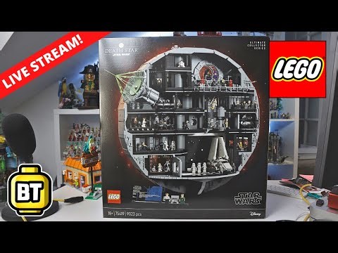 LEGO Star Wars UCS Death Star build LIVE - Finale