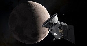 TESS exoplanet hunter tests camera as it swings by Moon