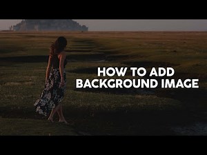 How to add a background image in the video - Premiere pro [2023]