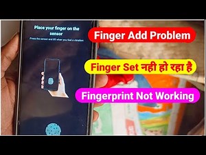 Place your finger on the sensor problem | OnePlus fingerprint lock not working | Fingerprint sensor