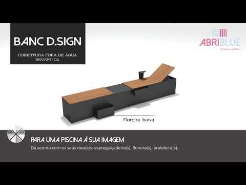BANC D.sign: cobertura automática para piscina e mobiliário de exterior