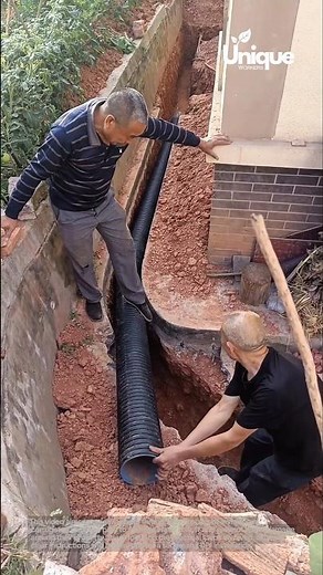Drainage solutions: how to install a corrugated pipe
