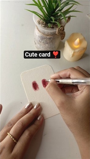 DIY card idea ❣️ #art #youtubeshorts #diy #craft #gift #cardmaking