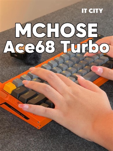 MCHOSE Ace68 Turbo คีย์บอร์ด Pooling Rate 16K World's First🏆 #ITCITY #Mchose #คีย์บอร์ด #gaming