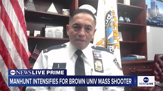 Col. Oscar Perez, chief of the Providence Police Department, joins ABC News Live with the latest on the intensifying manhunt for the Brown University shooting suspect. Officials are asking the public to check their cameras to assist in the search for the alleged gunman. | ABC News Live
