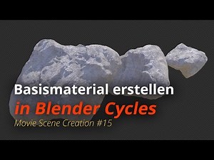 MSC #15 - Basismaterial in Cycles erstellen (Blender Tutorial DE)
