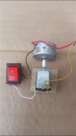 DIY self running generator project #experiment #youtubeshorts #diy