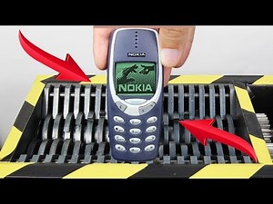 Experiment Shredding Nokia 3310 | The Crusher