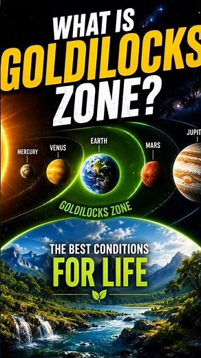 "The Goldilock Zone"🌍🌎🌏 #shorts #universe #space #science
