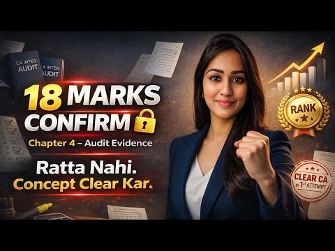 Learn Audit from India's Top Faculty . Ratta nai Concepts Clear Karo . CHAP 4 PART 1
