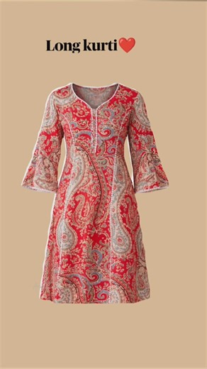 || The outfit❤️||Long kurti+trouser #meesho#ootdguide#kurtioutfit#viral#trending#pinterest#aesthetic