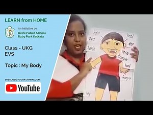 Learn Body Parts | My Body (EVS) for UKG students | DPS Ruby Park, Kolkata
