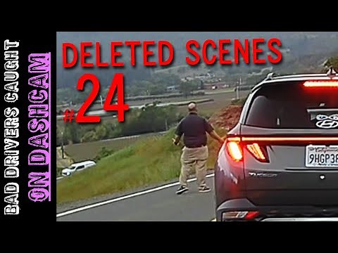 Bad Drivers Dashcam Compilation [DELETED SCENES #24]