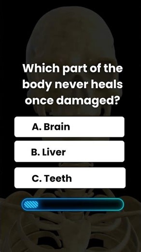 Human Body Quiz | Quiz Trivia #quiz #shorts #trivia #viral #feed #sciencefacts #feedshorts #gkquiz