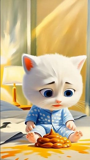 Everything Was Fine… Until the Cat Poop Incident 💩😬 #cat #funny