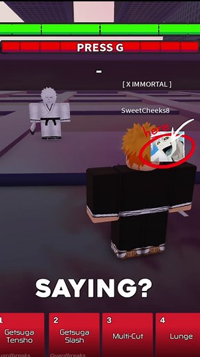 Ichigo Encounters Zangetsu in Anime Battle Arena