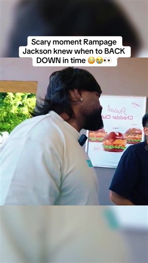 Scary moment Rampage Jackson knew when to BACK DOWN in time#n3on #rampagejackson #scary