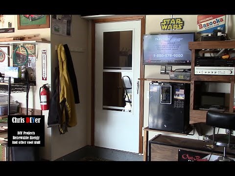 DIY garage storm door (Larson) installation