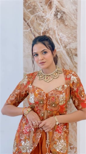 Vaishali Betala on Instagram: "I am the girl who plans every outfit like it’s my wedding 奈♥️ Designed and customised: @themesastory Make up by : @yukti_29 (bride maid’s outfit, customisation outfit, wedding outfit, Shaadi ka ghar, groom ki behen, outfit inspiration! )"