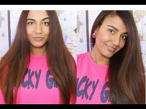 How to get STRAIGHT and SMOOTH hair 100% heat-free! Straight Hair with NO HEAT,