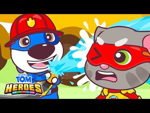 Hank the Firefighter 🧑‍🚒 Talking Tom Heroes Compilation