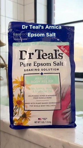 Dr Teal’s Epsom Salt Magnesium Bath | Soothe Sore Muscles, Aid Muscle Recovery, Sleep Deeper Tonight