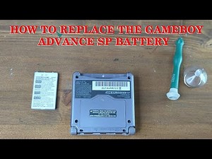 HOW TO REPLACE A GBA SP BATTERY