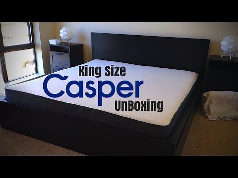CASPER MATTRESS UNBOXING | KING SIZE | $75 Promo Code!