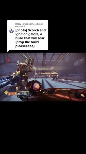 Replying to @Gauss Moto Skin #destiny2 #destiny3 #warlock #solar #build