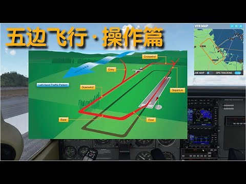 自学开飞机 第七篇 五边飞行 · 操作篇 ｜ 微软模拟飞行 FS2020