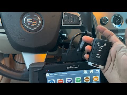 Programming Cadillac CTS 08-13 All Key lost by lonsdor