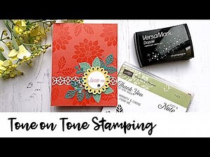 Learn How to Create a Beautiful Coral Theme Card with VersaMark