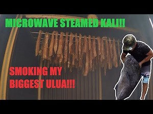 Spearfishing Hawaii SMOKING MY BIGGEST ULUA (CATCH CLEAN and COOK)