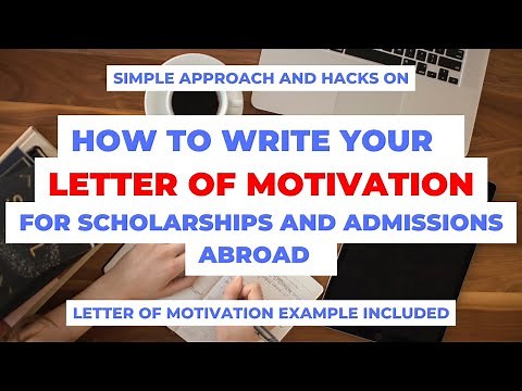 HOW TO WRITE A LETTER OF MOTIVATION FOR ERASMUS MUNDUS AND DAAD SCHOLARSHIP