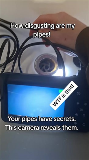 Snake Camera for Pipe Inspection Take the guesswork out of plumbing, maintenance, and inspections with this high-definition snake camera designed to reach deep into pipes, drains, and tight spaces. Whether you’re dealing with clogs, leaks, corrosion, or blockages, this camera lets you see the problem clearly before making costly repairs. Built with a flexible, durable cable, the camera easily navigates bends and narrow passages, while the bright LED lighting delivers a clear view even in complet