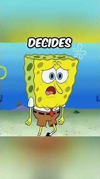 The day SpongeBob lost his identity shock 😲#shorts