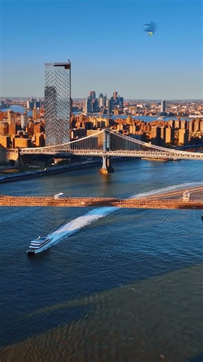 Manhattan City Drone Shot – New York Metropolis Skyline