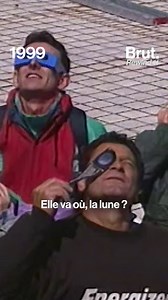 "Elle va où, la lune ?" "Elle s'en va là-bas, la lune." Les États-Unis ont eu le droit à une éclipse solaire totale en début de semaine. En France la dernière remonte à 1999, et toutes les techniques étaient bonnes pour l'observer. | Brut
