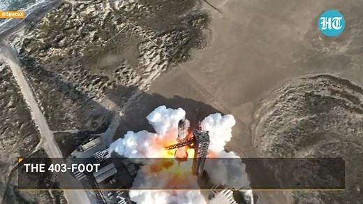 32K views · 663 reactions | #WATCH | #SpaceX's Starship rocket experienced a catastrophic failure during its eighth test flight on March 6, marking the second consecutive setback for #ElonMusk's ambitious Mars exploration program. | Hindustan Times | Facebook