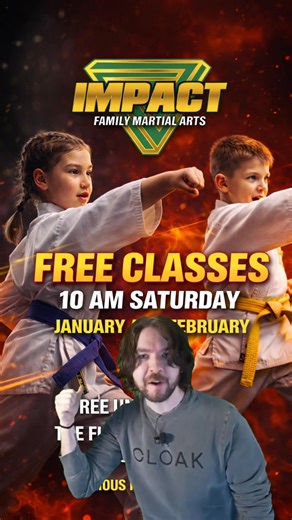 Hey parents with kids ages 8-12yr—this deal is only running from January through February… and it’s moving FAST. We started with 10 spots… Now we’re down to… 🚨 ONLY 5 SPOTS LEFT! 🚨 Yes—FIVE. Here’s what your child gets: 🥋 Free martial arts classes through the end of February 👕 Free uniform for the first 10 kids ⏳ Right now—only 5 uniforms left 📅 Classes every Saturday 🕙 One day a week – Saturday at 10 AM 🧠 Confidence, focus, respect, and basic self-defense This is the perfect, low-pressur