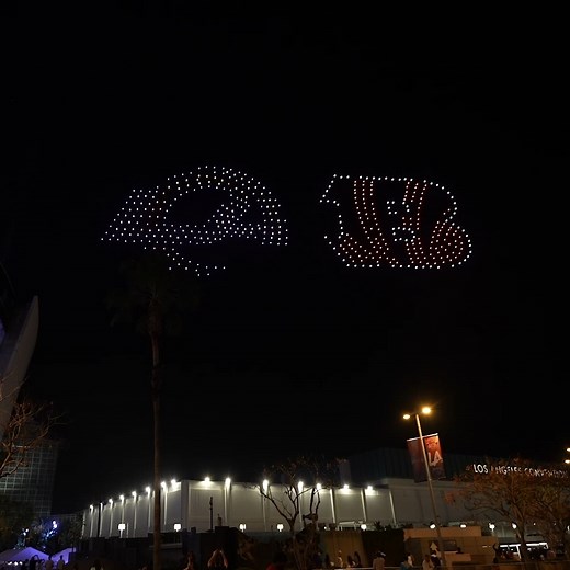 This Super Bowl drone show over Los Angeles looks epic | NFL