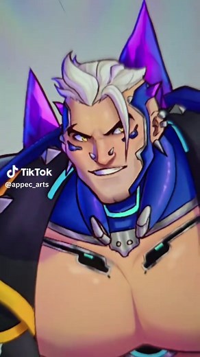 Drawing Hazard from Overwatch: Art Series