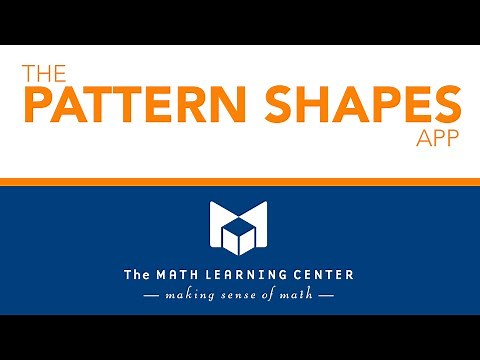 The Pattern Shapes App - Feature Set Overview