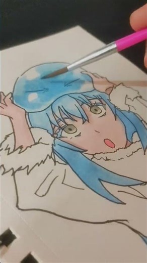 Drawing rimuru. #art #yourfriendgriffith