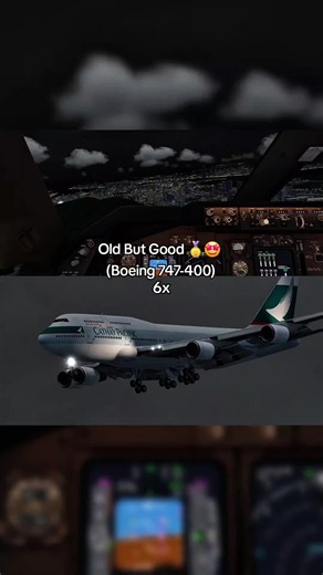Old but Gold 🥇🤩, landing at Kai Tak with a B747-400, little low landing, little turb while landing #avgeek #landing #viral #airport